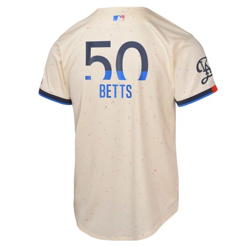 Mookie Betts Los Angeles Dodgers Nike Youth 2024 City Connect Limited Player Jersey - Cream Mookie Betts Los Angeles Dodgers Nike Youth 2024 City Connect Limited Player Jersey - Cream