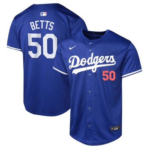 Mookie Betts Los Angeles Dodgers Nike Youth Alternate Limited Player Jersey – Royal Mookie Betts Los Angeles Dodgers Nike Youth Alternate Limited Player Jersey – Royal