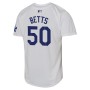 Mookie Betts Los Angeles Dodgers Nike Youth Home Limited Player Jersey - White Mookie Betts Los Angeles Dodgers Nike Youth Home Limited Player Jersey - White