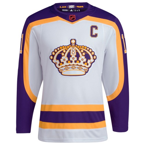 Anze Kopitar Los Angeles Kings adidas Reverse Retro 2.0 Authentic Player Jersey - White Anze Kopitar Los Angeles Kings adidas Reverse Retro 2.0 Authentic Player Jersey - White