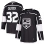 Jonathan Quick Los Angeles Kings adidas Authentic Player Jersey - Black Jonathan Quick Los Angeles Kings adidas Authentic Player Jersey - Black