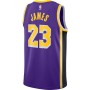 LeBron James Los Angeles Lakers Jordan Brand 2020/21 Swingman Jersey - Statement Edition - Purple LeBron James Los Angeles Lakers Jordan Brand 2020/21 Swingman Jersey - Statement Edition - Purple