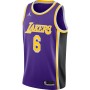 LeBron James Los Angeles Lakers Jordan Brand 2021/22 #6 Swingman Player Jersey Purple - Statement Edition LeBron James Los Angeles Lakers Jordan Brand 2021/22 #6 Swingman Player Jersey Purple - Statement Edition