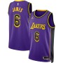 LeBron James Los Angeles Lakers Jordan Brand 2022/23 Statement Edition Swingman Jersey - Purple LeBron James Los Angeles Lakers Jordan Brand 2022/23 Statement Edition Swingman Jersey - Purple