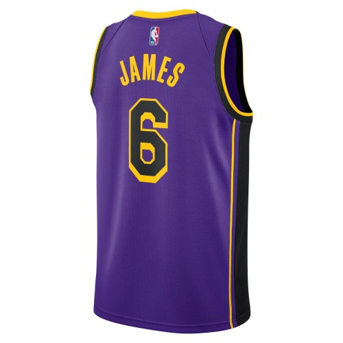 LeBron James Los Angeles Lakers Jordan Brand 2022/23 Statement Edition Swingman Jersey - Purple LeBron James Los Angeles Lakers Jordan Brand 2022/23 Statement Edition Swingman Jersey - Purple