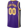 Los Angeles Lakers Jordan Brand Swingman Custom Jersey - Statement Edition - Purple Los Angeles Lakers Jordan Brand Swingman Custom Jersey - Statement Edition - Purple