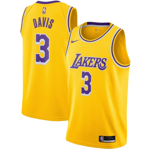Anthony Davis Los Angeles Lakers Nike 2020/21 Swingman Jersey Gold - Icon Edition Anthony Davis Los Angeles Lakers Nike 2020/21 Swingman Jersey Gold - Icon Edition
