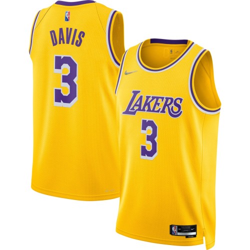 Anthony Davis Los Angeles Lakers Nike 2021/22 Diamond Swingman Jersey - Icon Edition - Gold Anthony Davis Los Angeles Lakers Nike 2021/22 Diamond Swingman Jersey - Icon Edition - Gold