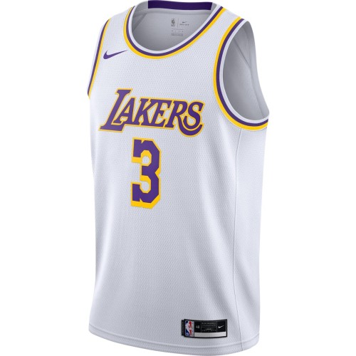 Anthony Davis Los Angeles Lakers Nike 2020/21 Swingman Jersey - White - Association Edition Anthony Davis Los Angeles Lakers Nike 2020/21 Swingman Jersey - White - Association Edition