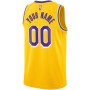 Los Angeles Lakers Nike 2020/21 Swingman Custom Jersey - Icon Edition - Gold Los Angeles Lakers Nike 2020/21 Swingman Custom Jersey - Icon Edition - Gold