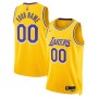 Los Angeles Lakers Nike 2021/22 Diamond Swingman Custom Jersey - Icon Edition - Gold Los Angeles Lakers Nike 2021/22 Diamond Swingman Custom Jersey - Icon Edition - Gold