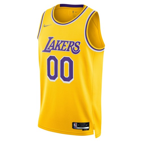 Los Angeles Lakers Nike 2021/22 Diamond Swingman Custom Jersey - Icon Edition - Gold Los Angeles Lakers Nike 2021/22 Diamond Swingman Custom Jersey - Icon Edition - Gold