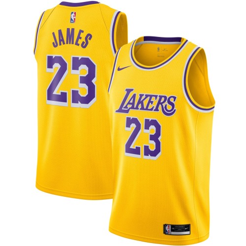 LeBron James Los Angeles Lakers Nike 2020/21 Swingman Jersey Gold - Icon Edition LeBron James Los Angeles Lakers Nike 2020/21 Swingman Jersey Gold - Icon Edition
