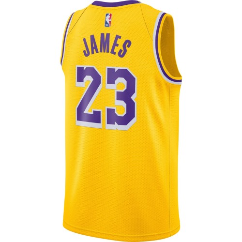 LeBron James Los Angeles Lakers Nike 2020/21 Swingman Jersey Gold - Icon Edition LeBron James Los Angeles Lakers Nike 2020/21 Swingman Jersey Gold - Icon Edition