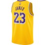 LeBron James Los Angeles Lakers Nike 2020/21 Swingman Jersey Gold - Icon Edition LeBron James Los Angeles Lakers Nike 2020/21 Swingman Jersey Gold - Icon Edition