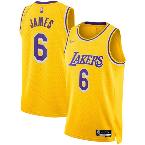 LeBron James Los Angeles Lakers Nike 2021/22 Diamond Swingman Jersey - Icon Edition - Gold LeBron James Los Angeles Lakers Nike 2021/22 Diamond Swingman Jersey - Icon Edition - Gold