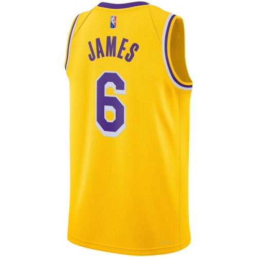 LeBron James Los Angeles Lakers Nike 2021/22 Diamond Swingman Jersey - Icon Edition - Gold LeBron James Los Angeles Lakers Nike 2021/22 Diamond Swingman Jersey - Icon Edition - Gold