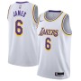 LeBron James Los Angeles Lakers Nike 2021/22 #6 Swingman Player Jersey White - Association Edition LeBron James Los Angeles Lakers Nike 2021/22 #6 Swingman Player Jersey White - Association Edition