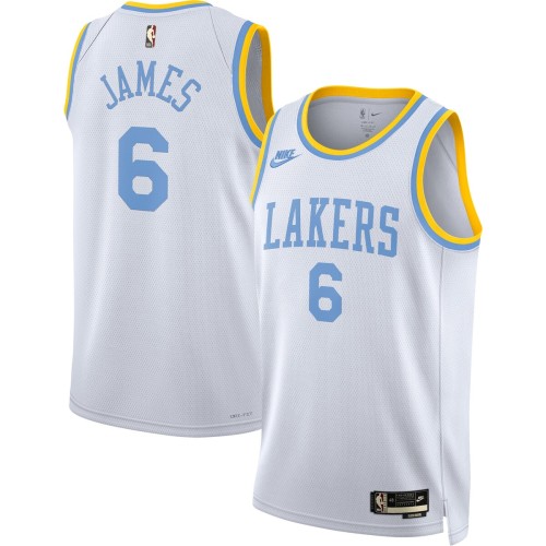 LeBron James Los Angeles Lakers Nike 2022/23 Swingman Jersey White - Classic Edition LeBron James Los Angeles Lakers Nike 2022/23 Swingman Jersey White - Classic Edition