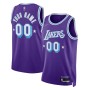Los Angeles Lakers Nike 2021/22 Swingman Custom Jersey - City Edition - Purple Los Angeles Lakers Nike 2021/22 Swingman Custom Jersey - City Edition - Purple