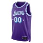 Los Angeles Lakers Nike 2021/22 Swingman Custom Jersey - City Edition - Purple Los Angeles Lakers Nike 2021/22 Swingman Custom Jersey - City Edition - Purple