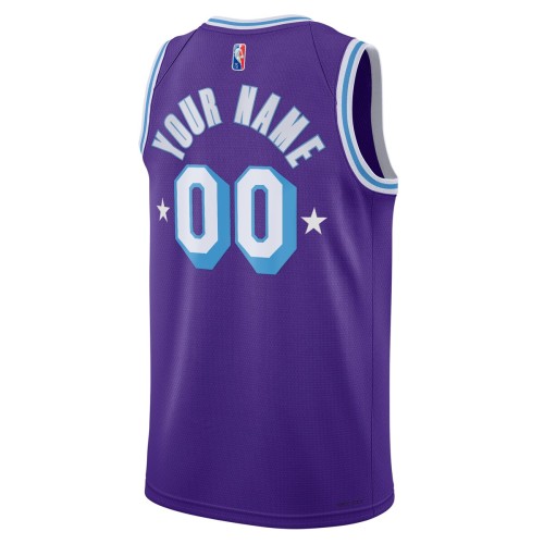 Los Angeles Lakers Nike 2021/22 Swingman Custom Jersey - City Edition - Purple Los Angeles Lakers Nike 2021/22 Swingman Custom Jersey - City Edition - Purple
