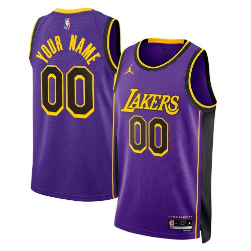 Los Angeles Lakers Jordan Brand Unisex 2022/23 Swingman Custom Jersey - Statement Edition - Purple Los Angeles Lakers Jordan Brand Unisex 2022/23 Swingman Custom Jersey - Statement Edition - Purple