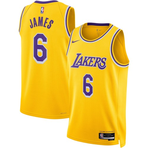 LeBron James Los Angeles Lakers Nike Unisex 2022/23 Swingman Jersey - Icon Edition - Gold LeBron James Los Angeles Lakers Nike Unisex 2022/23 Swingman Jersey - Icon Edition - Gold