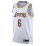 LeBron James Los Angeles Lakers Nike Unisex 2022/23 Swingman Jersey - White - Association Edition LeBron James Los Angeles Lakers Nike Unisex 2022/23 Swingman Jersey - White - Association Edition