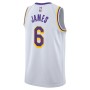 LeBron James Los Angeles Lakers Nike Unisex 2022/23 Swingman Jersey - White - Association Edition LeBron James Los Angeles Lakers Nike Unisex 2022/23 Swingman Jersey - White - Association Edition