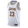 LeBron James Los Angeles Lakers Nike Unisex Swingman Jersey - Association Edition - White LeBron James Los Angeles Lakers Nike Unisex Swingman Jersey - Association Edition - White