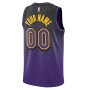 Los Angeles Lakers Nike Unisex 2024/25 Custom Swingman Jersey - City Edition - Purple Los Angeles Lakers Nike Unisex 2024/25 Custom Swingman Jersey - City Edition - Purple