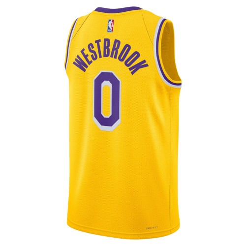 Russell Westbrook Los Angeles Lakers Nike Unisex 2022/23 Swingman Jersey - Icon Edition - Gold Russell Westbrook Los Angeles Lakers Nike Unisex 2022/23 Swingman Jersey - Icon Edition - Gold