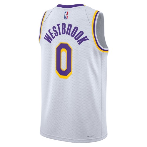 Russell Westbrook Los Angeles Lakers Nike Unisex 2022/23 Swingman Jersey - Association Edition - White Russell Westbrook Los Angeles Lakers Nike Unisex 2022/23 Swingman Jersey - Association Edition - White
