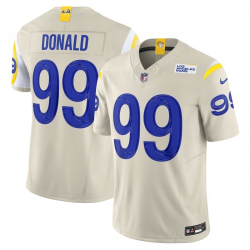 Aaron Donald Los Angeles Rams Nike Alternate Vapor F.U.S.E. Limited Jersey - Bone Aaron Donald Los Angeles Rams Nike Alternate Vapor F.U.S.E. Limited Jersey - Bone
