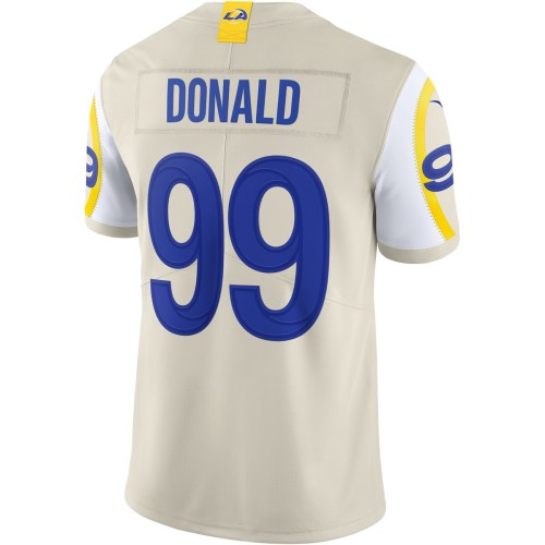 Aaron Donald Los Angeles Rams Nike Vapor Limited Jersey - Bone Aaron Donald Los Angeles Rams Nike Vapor Limited Jersey - Bone