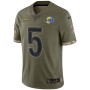 Jalen Ramsey Los Angeles Rams Nike 2022 Salute To Service Limited Jersey - Olive Jalen Ramsey Los Angeles Rams Nike 2022 Salute To Service Limited Jersey - Olive
