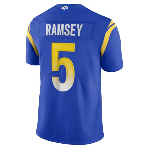 Jalen Ramsey Los Angeles Rams Nike Team Vapor Limited Jersey - Royal Jalen Ramsey Los Angeles Rams Nike Team Vapor Limited Jersey - Royal