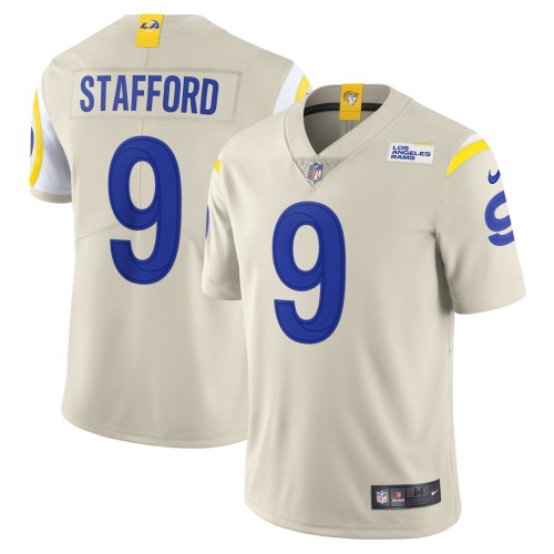 Matthew Stafford Los Angeles Rams Nike Vapor Limited Jersey - Bone Matthew Stafford Los Angeles Rams Nike Vapor Limited Jersey - Bone