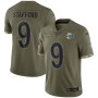 Matthew Stafford Los Angeles Rams Nike 2022 Salute To Service Limited Jersey - Olive Matthew Stafford Los Angeles Rams Nike 2022 Salute To Service Limited Jersey - Olive