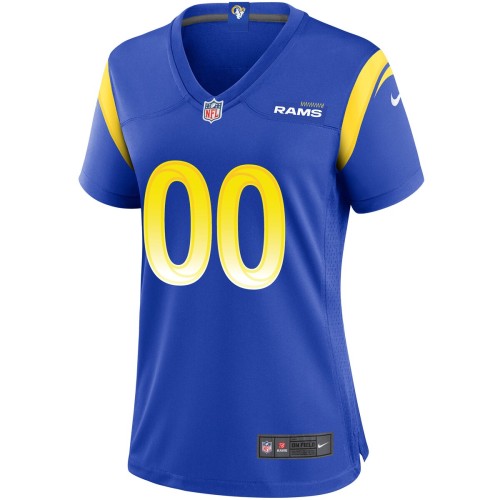 Nike Los Angeles Rams Women's Custom Game Jersey - Royal Nike Los Angeles Rams Women's Custom Game Jersey - Royal