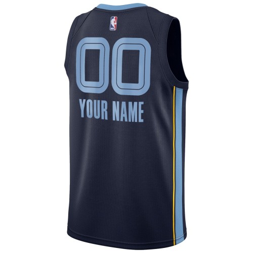 Memphis Grizzlies Nike 2020/21 Swingman Custom Jersey - Icon Edition - Navy Memphis Grizzlies Nike 2020/21 Swingman Custom Jersey - Icon Edition - Navy