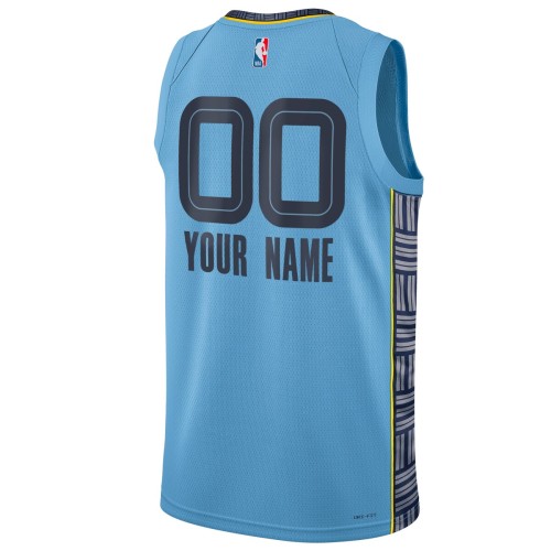 Memphis Grizzlies Jordan Brand Unisex 2022/23 Swingman Custom Jersey - Statement Edition - Blue Memphis Grizzlies Jordan Brand Unisex 2022/23 Swingman Custom Jersey - Statement Edition - Blue