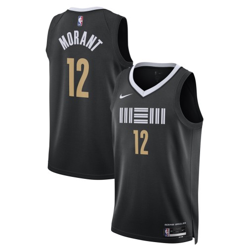 Ja Morant Memphis Grizzlies Nike Unisex 2023/24 Swingman Jersey - Black - City Edition Ja Morant Memphis Grizzlies Nike Unisex 2023/24 Swingman Jersey - Black - City Edition