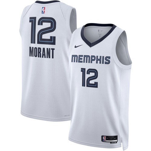 Ja Morant Memphis Grizzlies Nike Unisex 2022/23 Swingman Jersey - Association Edition - White Ja Morant Memphis Grizzlies Nike Unisex 2022/23 Swingman Jersey - Association Edition - White