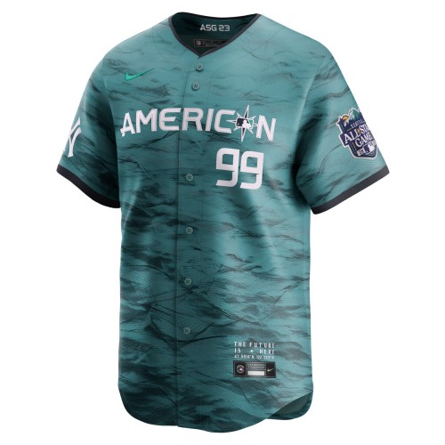 Aaron Judge American League Nike 2023 MLB All-Star Game Limited Player Jersey - Teal Aaron Judge American League Nike 2023 MLB All-Star Game Limited Player Jersey - Teal