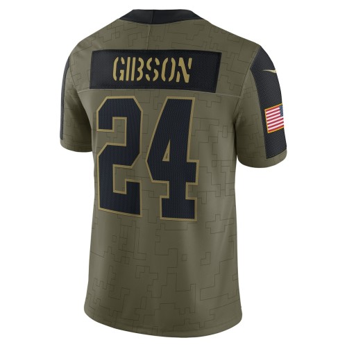Antonio Gibson Washington Football Team Nike 2021 Salute To Service Limited Player Jersey - Olive Antonio Gibson Washington Football Team Nike 2021 Salute To Service Limited Player Jersey - Olive