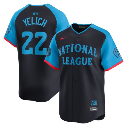 Christian Yelich National League Nike 2024 MLB All-Star Game Limited Player Jersey - Navy Christian Yelich National League Nike 2024 MLB All-Star Game Limited Player Jersey - Navy