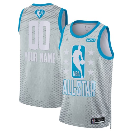 Nike 2022 NBA All-Star Game Swingman Custom Jersey - Gray Nike 2022 NBA All-Star Game Swingman Custom Jersey - Gray