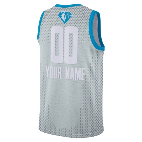Nike 2022 NBA All-Star Game Swingman Custom Jersey - Gray Nike 2022 NBA All-Star Game Swingman Custom Jersey - Gray